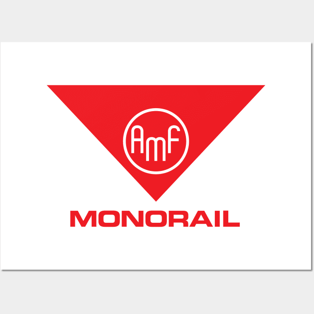 1964 World's Fair Monorail Wall Art by GoAwayGreen